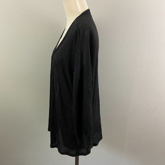 NWT ECLAIR Black Open Cardigan‎ (M) - Picture 5 of 9